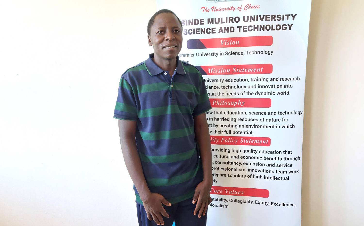 MMUST Master's Student-Meshack Ouma Set to Travel to Denmark as He Secures 1-Year Paid Agricultural Internship in Lemvig