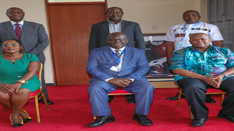 Division of Research and Innovation in an engagement with Dr. Godwin Murunga, Executive Secretary CODESRIA