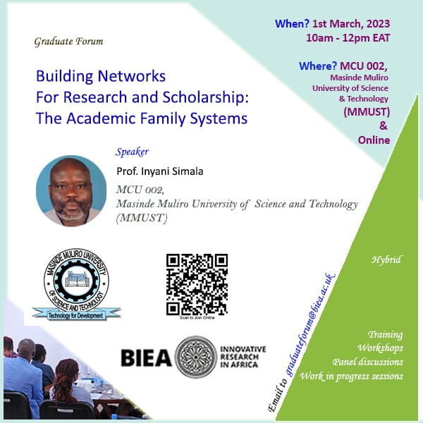 Building Networks for Research and Scholarship