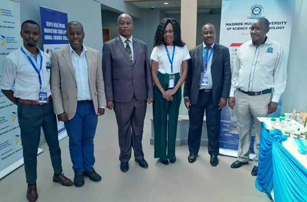 MMUST team at the Kenya Health Care Science Innovation Challenge Annual Awardsjpg