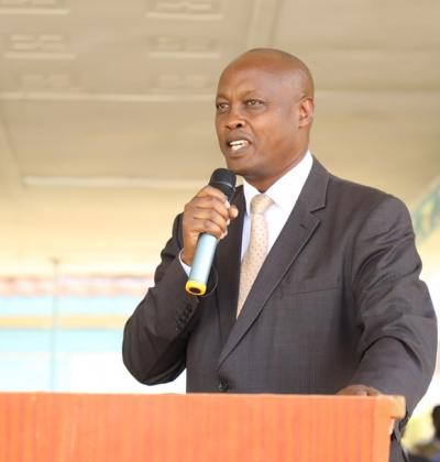 The Deputy Vice-Chancellor, Planning, Research, and Innovation- Prof. Charles Mutai during a past event.