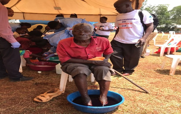 A section of children await treatment during the event2