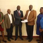 Outgoing Acting Principal MMUST TVET Institute Prof. Basil Ong’or Hands Over Office to Prof. Stephen Odebero