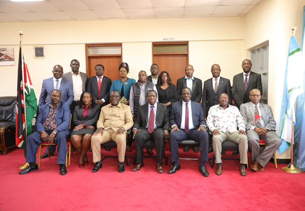 CS Cooperatives and MSMEs Development Hon. Wycliffe Oparanya Pays Courtesy Call on MMUST VC to Discuss Possible Areas of Collaboration