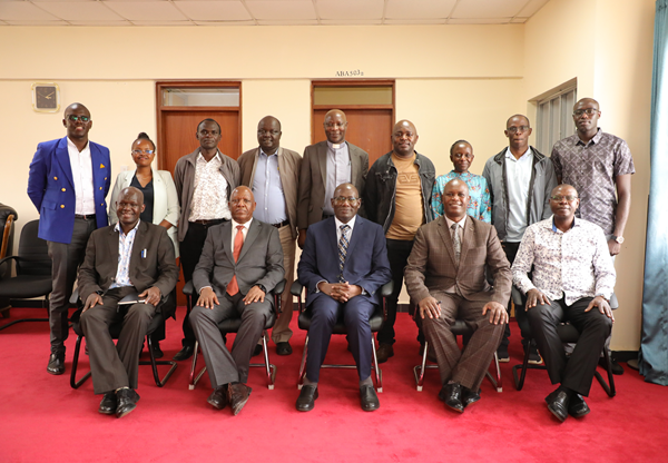 Commander of the Kenya Army Pays Courtesy Call on DVC Administration and Finance to Discuss Possible Areas of Collaboration