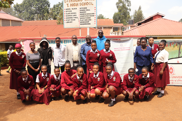 MMUST Joins Higher Learning Institutions at Gathirimu Girls’ Technical High School to Offer Guidance to Students on Potential Career Paths