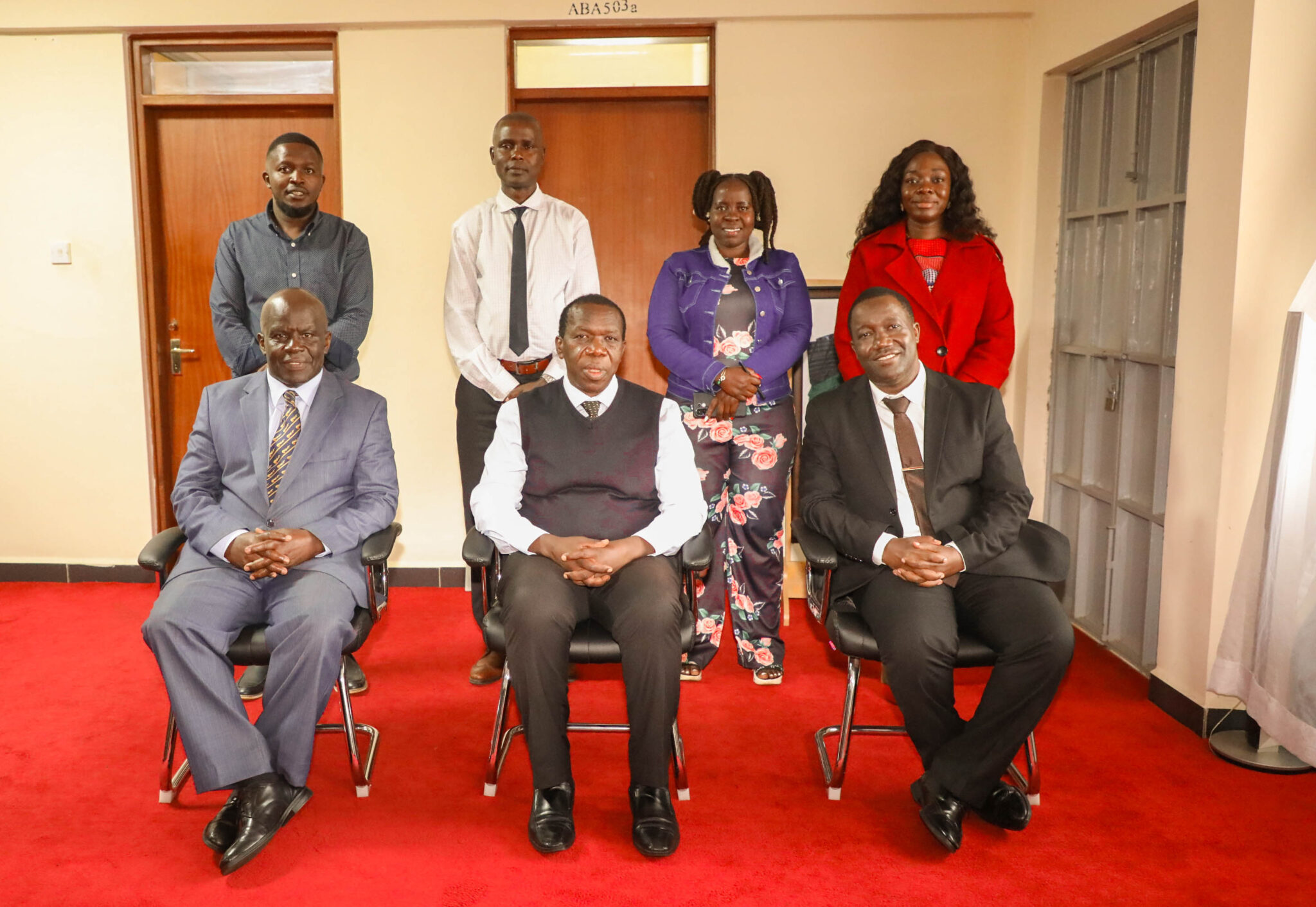 Bishop Dr. Fred Akama Pays Courtesy Call to the Office of the MMUST Vice Chancellor to Explore Possible Areas of Collaboration