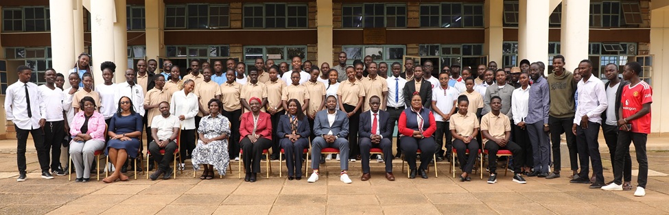 PS State Department For Higher Education And Research, Dr. Beatrice Inyangala, Honors MMUST President’s Award–Kenya Gold Medalists