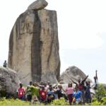 MMUST AFRICA FELLOWS Visit The Famous Crying Stone At Ilesi, Kakamega And Sample Traditional Dishes At Lawino 2000 Restaurant